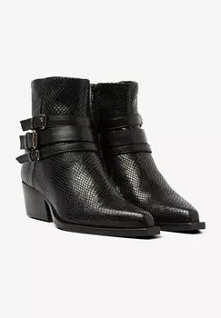 Ковбойские/байкерские ботинки по щиколотку DO LIVIA VIA VAI, черный