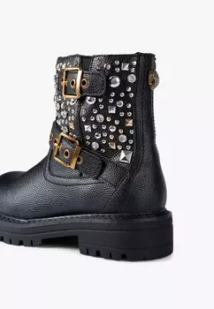 Ковбойские/байкерские ботинки по щиколотку HACKNEY Kurt Geiger London, черный