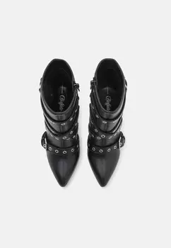 Ковбойские/байкерские ботинки по щиколотку JULIET BELT BOOTIE Buffalo, черный