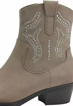 Ковбойские/байкерские ботинки по щиколотку Marco Tozzi, серый