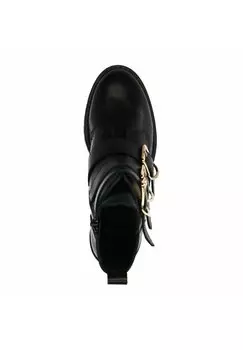 Ковбойские/байкерские ботинки по щиколотку MIT SCHNALLE Manfield, черный