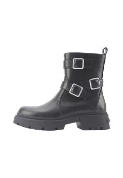 Ковбойские/байкерские ботинки по щиколотку Nine West, черный