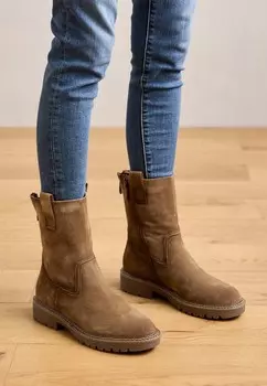 Ковбойские/байкерские ботинки по щиколотку Tamaris, коричневый