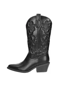 Ковбойские/байкерские ботинки по щиколотку WESTERN SUB55, черный