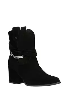 Ковбойские/байкерские ботинки по щиколотку Wojas, черный