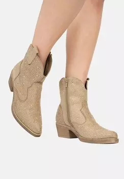 Ковбойские/байкерские ботинки Salinyang, бежевый