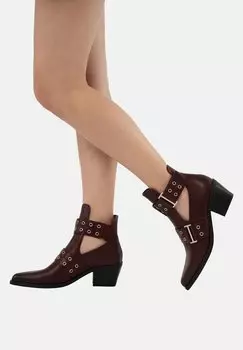 Ковбойские/байкерские ботинки Salinyang, бургундия