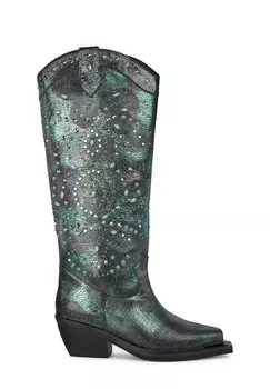 Ковбойские/байкерские сапоги Alma en Pena, синий