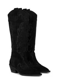 Ковбойские/байкерские сапоги CONFECCIONADA EN CON PUNTERA AFILADA Y SIN CIERRE Alma en Pena, черный