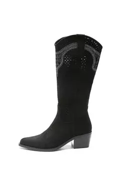 Ковбойские/байкерские сапоги Elara, черный