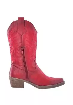 Ковбойские/байкерские сапоги Elara, красный