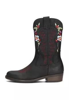 Ковбойские/байкерские сапоги koel, черный