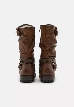 Ковбойские/байкерские сапоги Mustang, коричневый