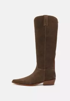 Ковбойские/байкерские сапоги NASH BOOT MICHAEL Michael Kors, коричневый