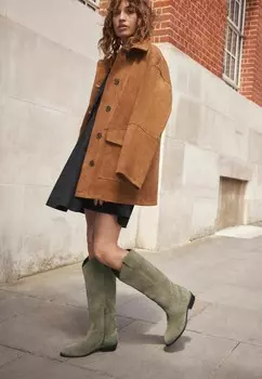 Ковбойские/байкерские сапоги Next, зеленый