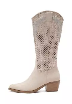 Ковбойские/байкерские сапоги Salinyang, бежевый