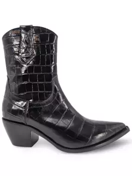 Ковбойские ботинки с заостренным носком Madison.Maison, черный