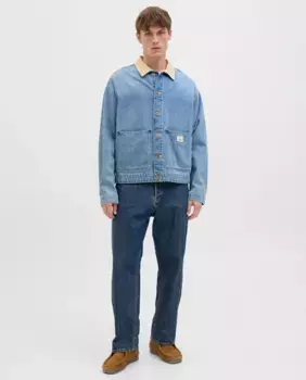 Ковбойские джинсы для мужчин свободного кроя Jack & Jones, синий