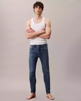 Ковбойские джинсы мужские Fit Skinny Calvin Klein Jeans, синий