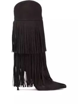 Ковбойские сапоги Andy 120 с бахромой Le Silla, коричневый