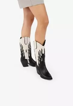 Ковбойские сапоги CON LLAMAS Bosanova, черный