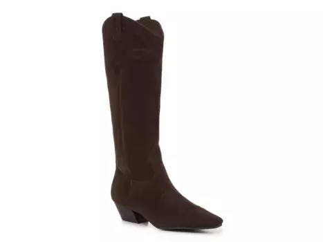 Ковбойские сапоги Dollie Steve Madden, Dark Brown Suede