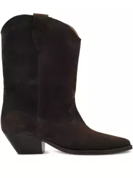 Ковбойские сапоги Duerto 40 с заостренным носком ISABEL MARANT, коричневый