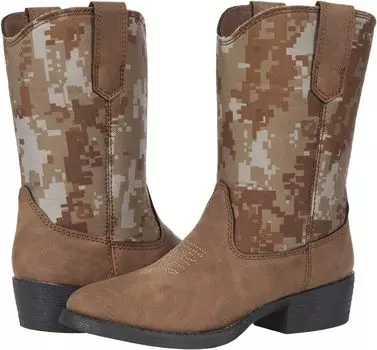 Ковбойские сапоги Ranch Deer Stags, цвет Brown/Buffed Nubuck/Brown Digital Camo