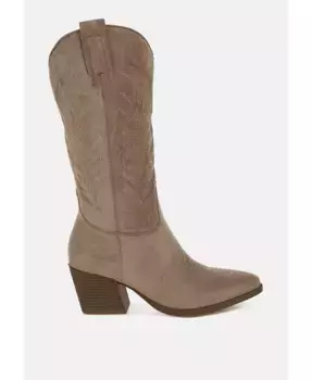 Ковбойские сапоги Rancher из микрофибры, длинные London Rag, коричневый/бежевый