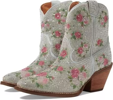Ковбойские сапоги Rhinestone Cowgirl Leather Bootie Dingo, мульти