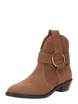 Ковбойские сапоги See by Chlo Cowboy Boots NEW RING LINE, цвет brocade