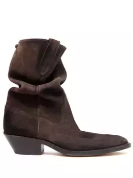 Ковбойские сапоги Tabi 55 MAISON MARGIELA, коричневый