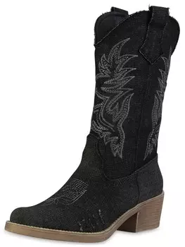 Ковбойские сапоги Van Hill Cowboy Boots Emma, черный