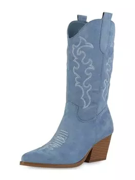 Ковбойские сапоги Van Hill Cowboy Boots Evelyn, пыльно-голубой