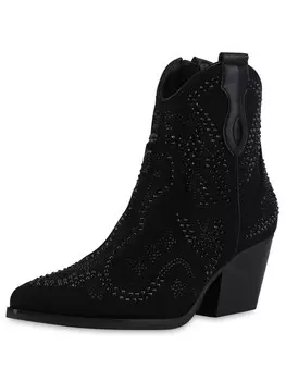 Ковбойские сапоги Van Hill Cowboy Boots Margot, черный