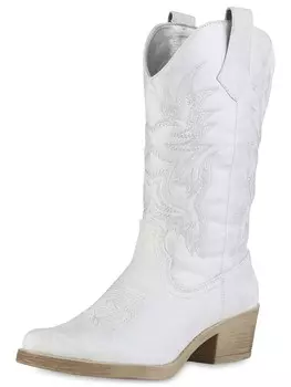 Ковбойские сапоги Van Hill Cowboy Boots Marina, серебряный