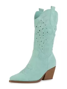 Ковбойские сапоги Van Hill Cowboy Boots Natalie, зеленый