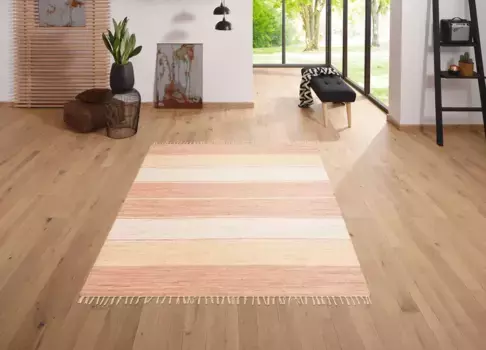 Ковер Andas "Melina", прямоугольный, соткан вручную, можно стирать при 30 градусах, идеально подходит для гостиной и спальни 160х230 см, бежевый