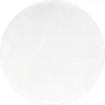 Ковер Andas "Tage", прямоугольный, искусственный мех, однотонный, мягкий и приятный 120х120 см, белый