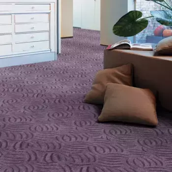 Ковер Andiamo "Амберг", прямоугольный, ширина 200, 300, 400 или 500 см, эффект высокий-низкий, износостойкий 300х500 см, цвет aubergine