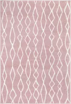 Ковер Andiamo "Bolonia 92", прямоугольный, ромбовидный дизайн, гостиная 120х170 см, цвет rosenholz