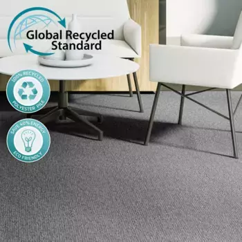 Ковер Andiamo "Брюс", прямоугольный, петля, ширина 400 см, гостиная, износостойкий и прочный 400х450 см, темно-серый