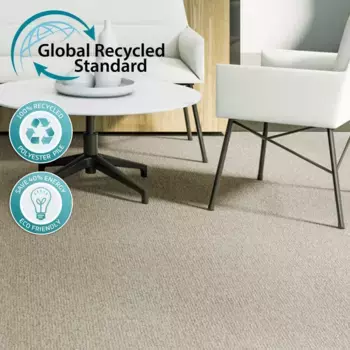 Ковер Andiamo "Брюс", прямоугольный, петля, ширина 400 см, гостиная, износостойкий и прочный 400х1000 см, светло-бежевый