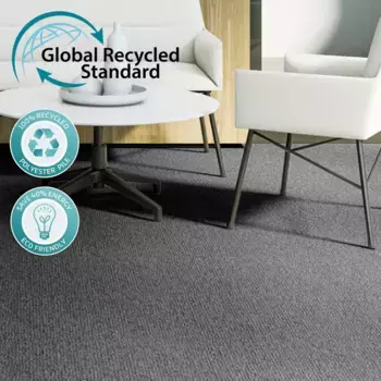 Ковер Andiamo "Брюс", прямоугольный, петля, ширина 400 см, гостиная, износостойкий и прочный 400х350 см, цвет anthrazit