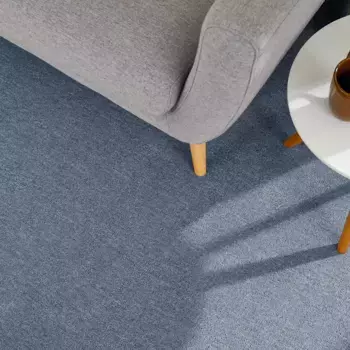 Ковер Andiamo Feinschlinge Barbara, прямоугольный, в крапинку, ширина 200 или 400 см, износостойкий, легко чистится 200х600 см, синий