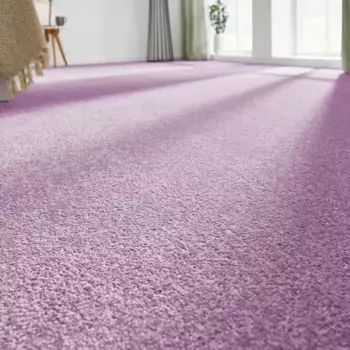 Ковер Andiamo "Инес завитой велюр", прямоугольный, однотонный, ширина 400 см, износостойкий, легко чистится 400х200 см, темно-фиолетовый