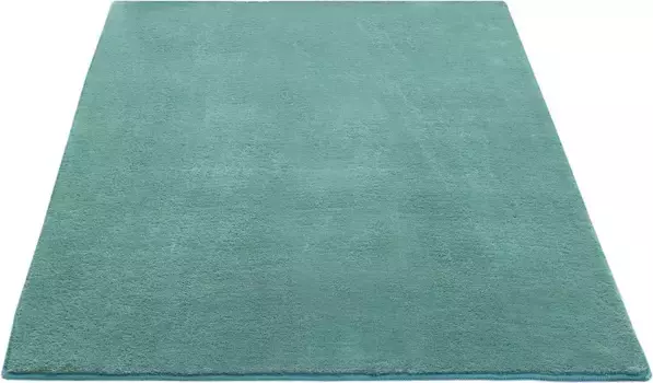 Ковер Andiamo "Orvieto", прямоугольный, короткий ворс, особенно мягкий на ощупь, однотонный 160х230 см, цвет jade