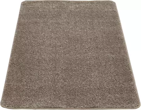 Ковер Andiamo "Parla", прямоугольный, с коротким ворсом, мягкий велюр, идеально подходит для гостиной и спальни 80х150 см, серо-коричневый