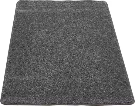 Ковер Andiamo "Parla", прямоугольный, с коротким ворсом, мягкий велюр, идеально подходит для гостиной и спальни 50х80 см, цвет stahlgrau