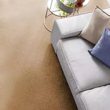 Ковер Andiamo "Велюр Кира", прямоугольный, однотонный, ширина 400 см, износостойкий, простой в уходе, гостиная 400х200 см, коричневый